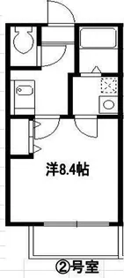 リブレア津福本町B棟【2階】の間取り