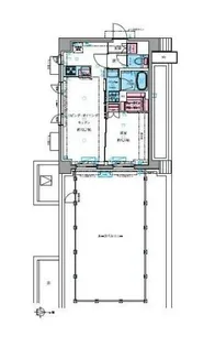 ジェノヴィア四谷三丁目グリーンヴェール【4階】の間取り