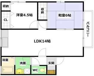メゾン・ド・ラペ【2階】の間取り
