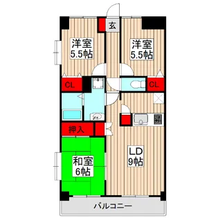 ヴィルヌーブ(和光)【4階】の間取り
