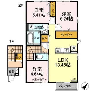 cozy field II【2階】の間取り