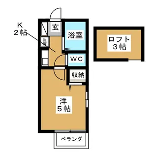 グリーンパーク【2階】の間取り