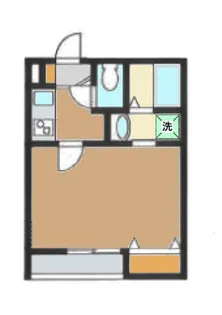 レジデンス幡ヶ谷【2階】の間取り