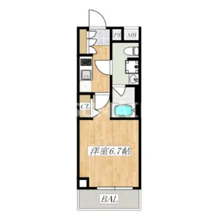 ラフィスタ新小岩II【7階】の間取り