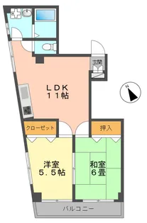 竹花ビル【3階】の間取り