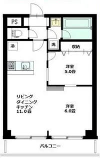 ハイホーム本陣【6階】の間取り