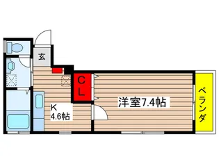 ウイステリア東大泉【2階】の間取り