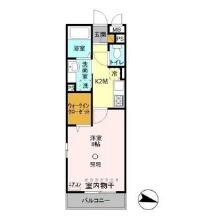 カーサ・セレーノ【2階】の間取り