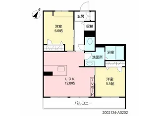 グレースガーデン田井島【2階】の間取り