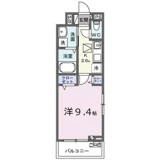 フリーデン【1階】の間取り