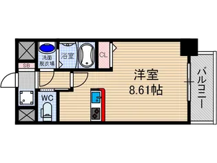 ロイス南茨木【4階】の間取り