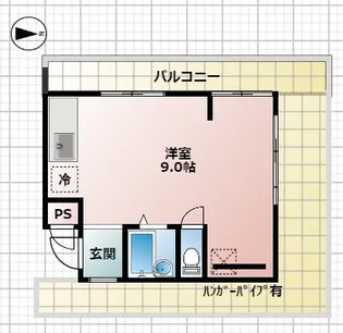 第三丸久コーポ【5階】の間取り