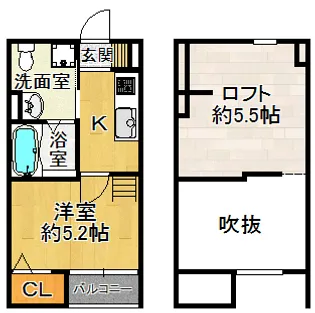 メゾン・ジュピタ【2階】の間取り