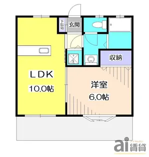第二秋田ハイム【1階】の間取り