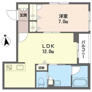 マグノリア【2階】の間取り