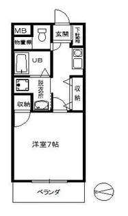リヴェール城西【4階】の間取り