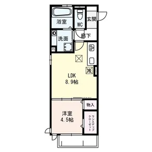 Four Seasons御厨【3階】の間取り