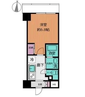 ミヤビヒルズ西池袋【4階】の間取り