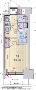 プレサンス名駅南エディフィス【12階】の間取り