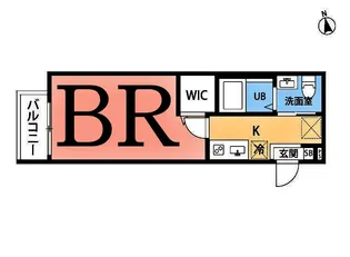 神大寺スクエア横浜【1階】の間取り