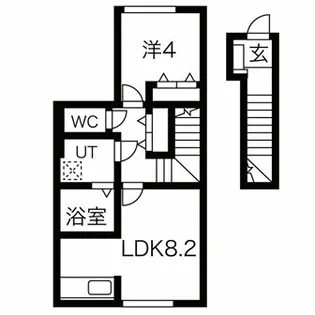Y.Pilina【2階】の間取り