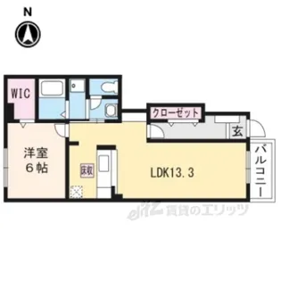 アクアビュー3【1階】の間取り