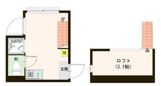 Maison de comfort 川崎【1階】の間取り