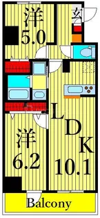 コンフォリア西尾久【8階】の間取り