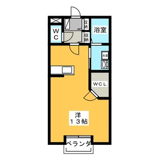 プロモントリー【1階】の間取り