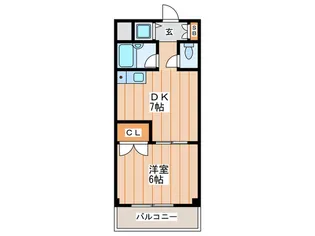 エクセルプレイス白陽【3階】の間取り