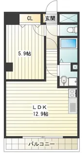 レジデンスTKY【2階】の間取り