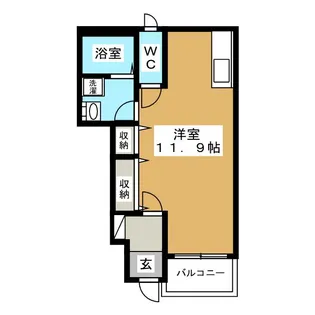 ドレサージュ B【1階】の間取り