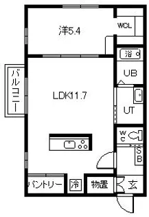 NORFINO Noa【3階】の間取り