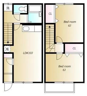 ヴェルデ本天沼【2階】の間取り