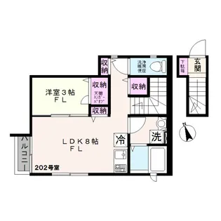 エルヴィータ自由が丘(Elvita自由が丘)の間取り