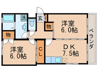 レジデント田中の間取り