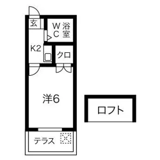 グランディア琴塚【1階】の間取り