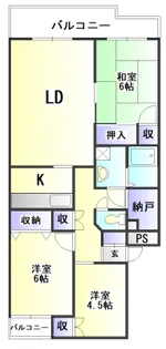 to U あかしあ台【4階】の間取り