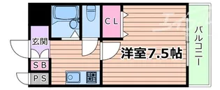 セルヴォワ小松【4階】の間取り