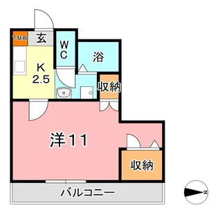 ブールブランシュ C【3階】の間取り