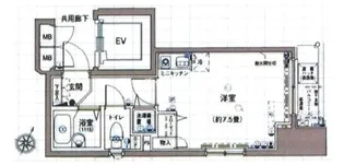アクティア神田岩本町【5階】の間取り