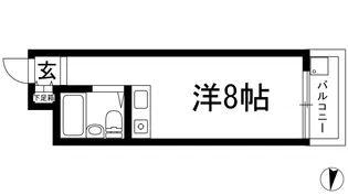 れじでんしあ門戸【3階】の間取り