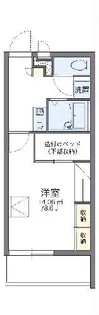 レオパレス高岡II【2階】の間取り