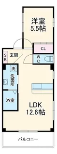 GRASTA【2階】の間取り