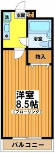 カオパレスNo20【1階】の間取り