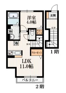 K house【2階】の間取り