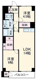 第一八王子ハイツ【5階】の間取り