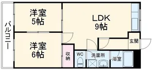 パークハイツ【1階】の間取り