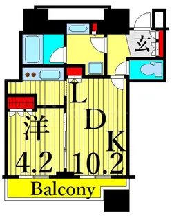 ステーションプラザタワー【12階】の間取り