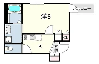 バズ大物【2階】の間取り
